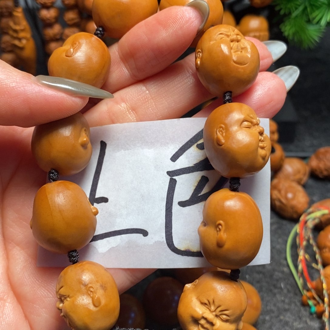 橄榄核手串/手链人生百态微花