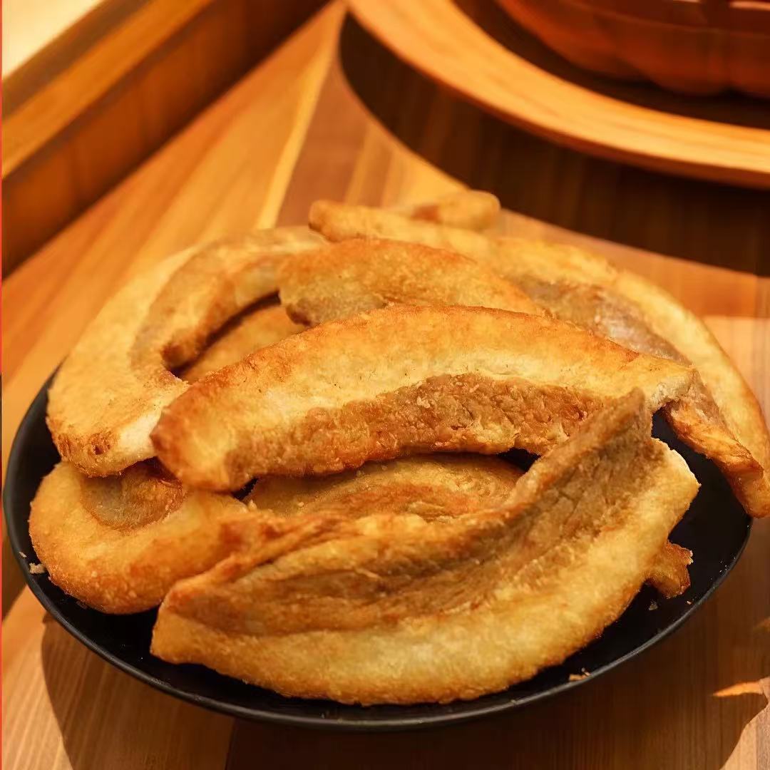 【明天到】新人专享顺丰小哥送货上门/猪肉条/开袋即食/500g美食零食（五五脂渣）