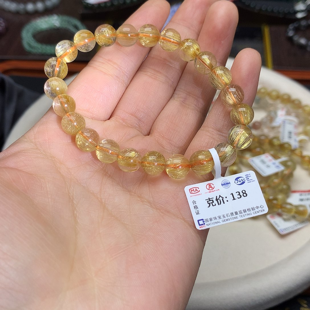 水晶手串未镶嵌手链