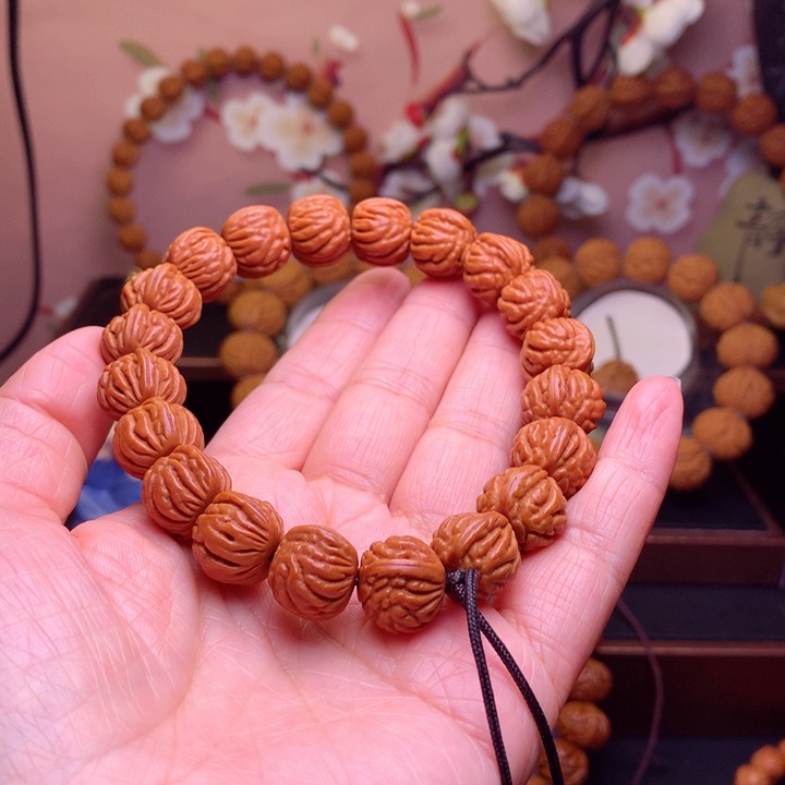 桃核手串龙纹桃核2
