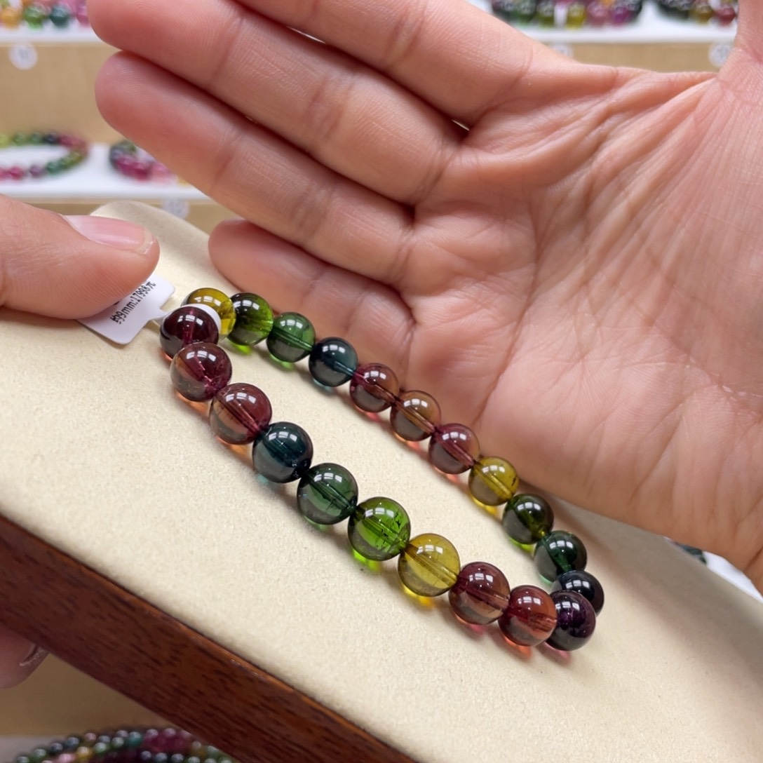 碧玺手链未镶嵌9mmmmmmmmmmmmmmmmmmm