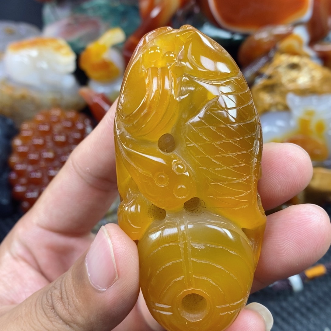 玛瑙/玉髓手把未镶嵌用****3