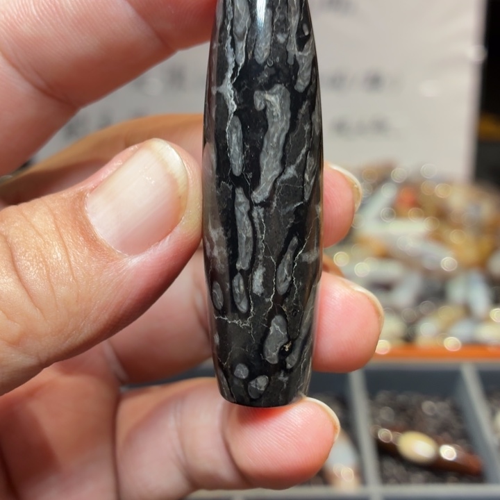 玛瑙/玉髓散珠_HEIMORI 天然天珠