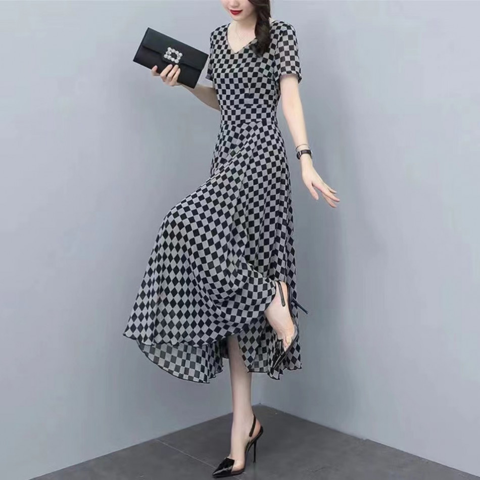 【1901-2000】初静高端时尚修身气质复古连衣裙