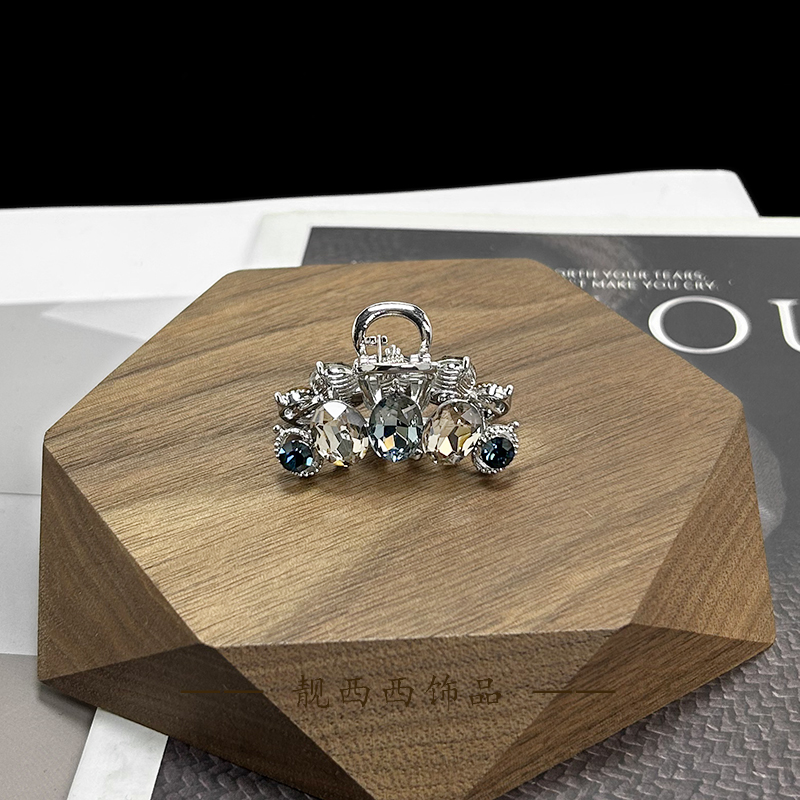 【LXX靓西西】214抓夹3.5厘米冰透感小皇冠气质优雅小抓夹