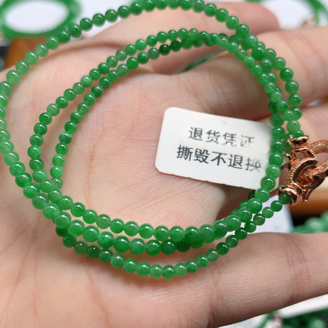 未镶嵌手链翡翠翡翠