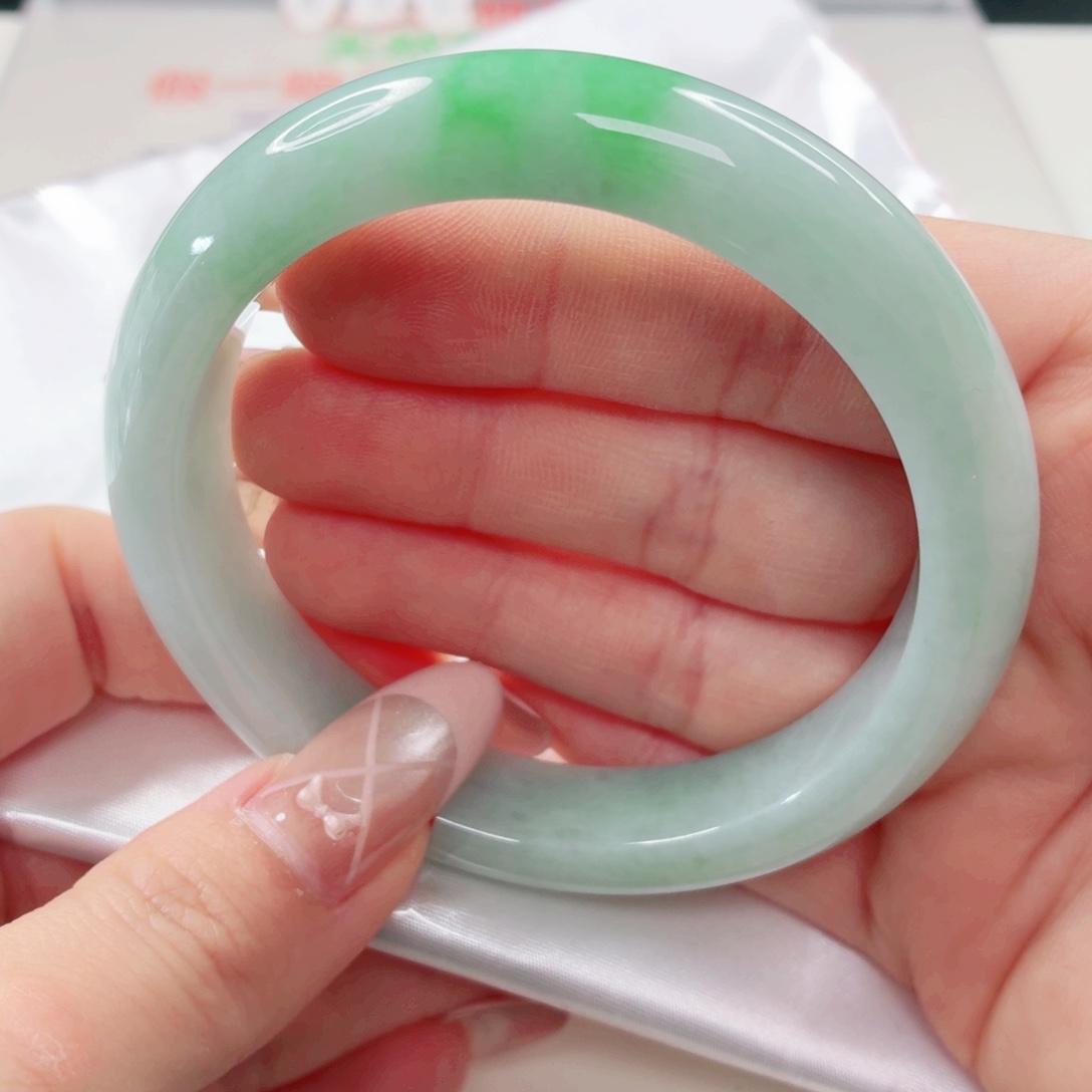 翡翠未镶嵌手镯58.8x331