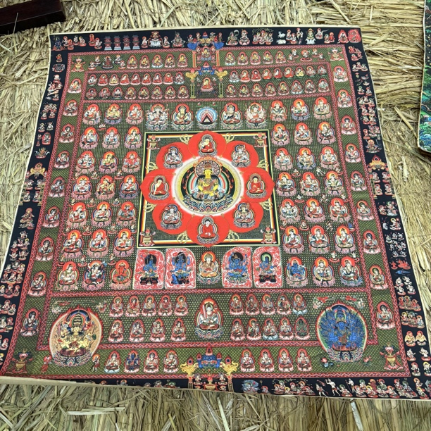 高端精品坦城图绘画类唐卡AA58