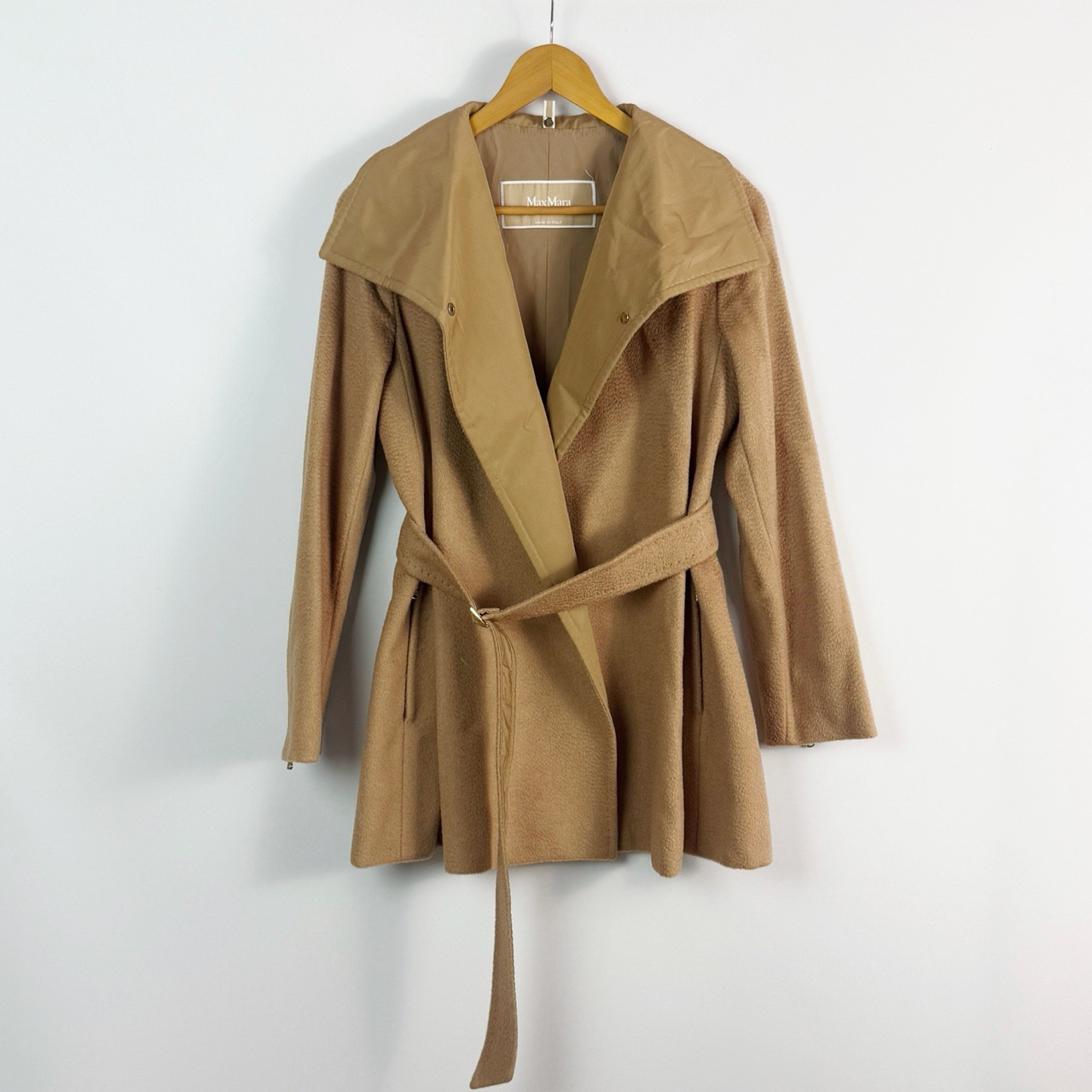 99新 MaxMara 38码 棕色双面大衣 lm4436