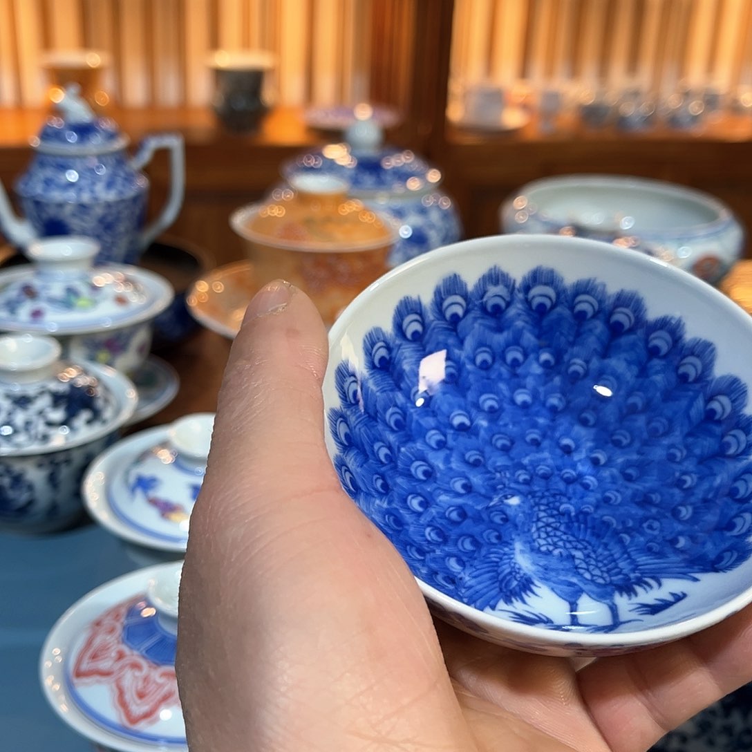 錡镇堂手工手绘杯