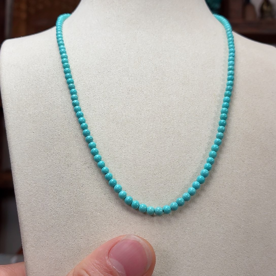 18K金镶嵌绿松石珠宝奇石