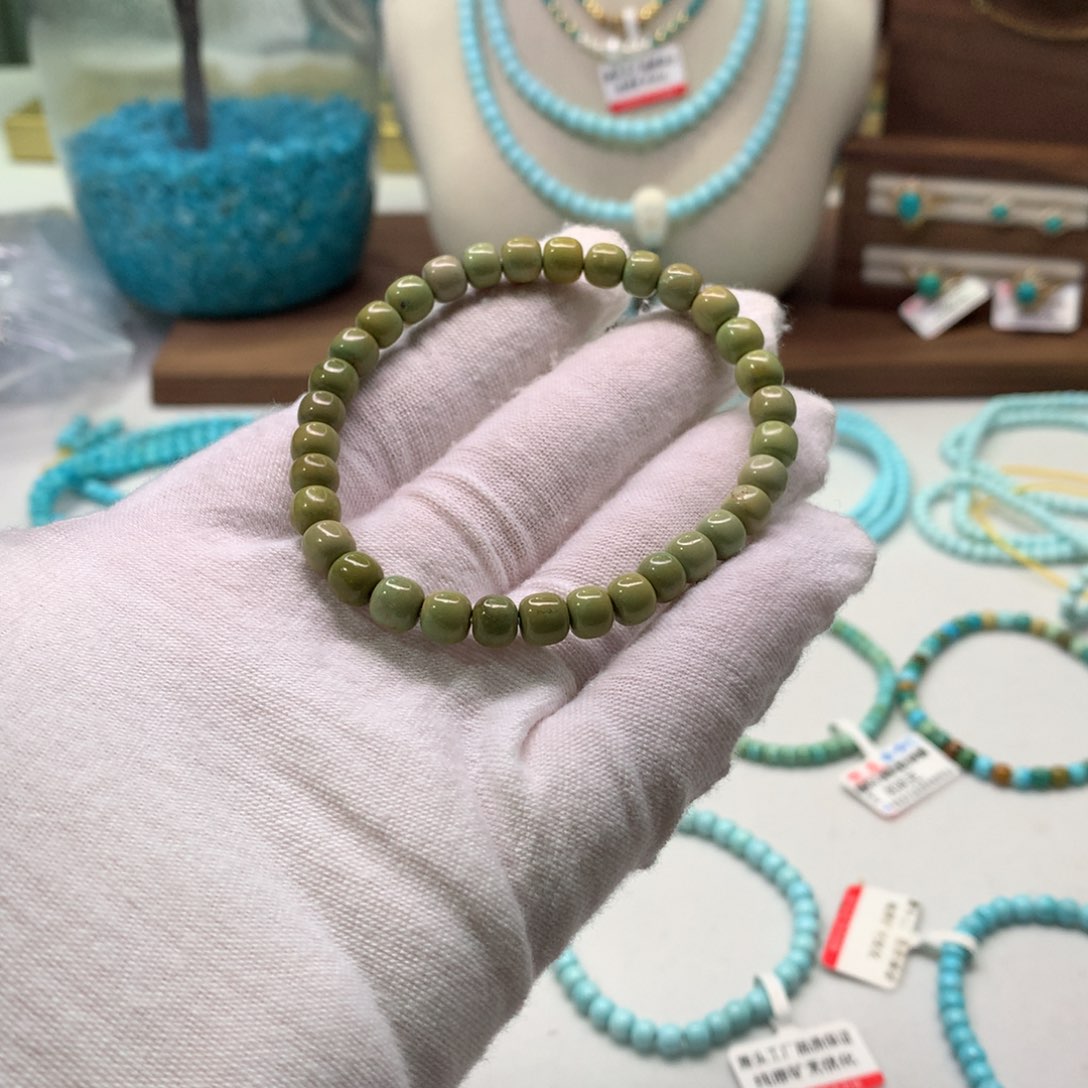 绿松石未镶嵌配饰狼*咩