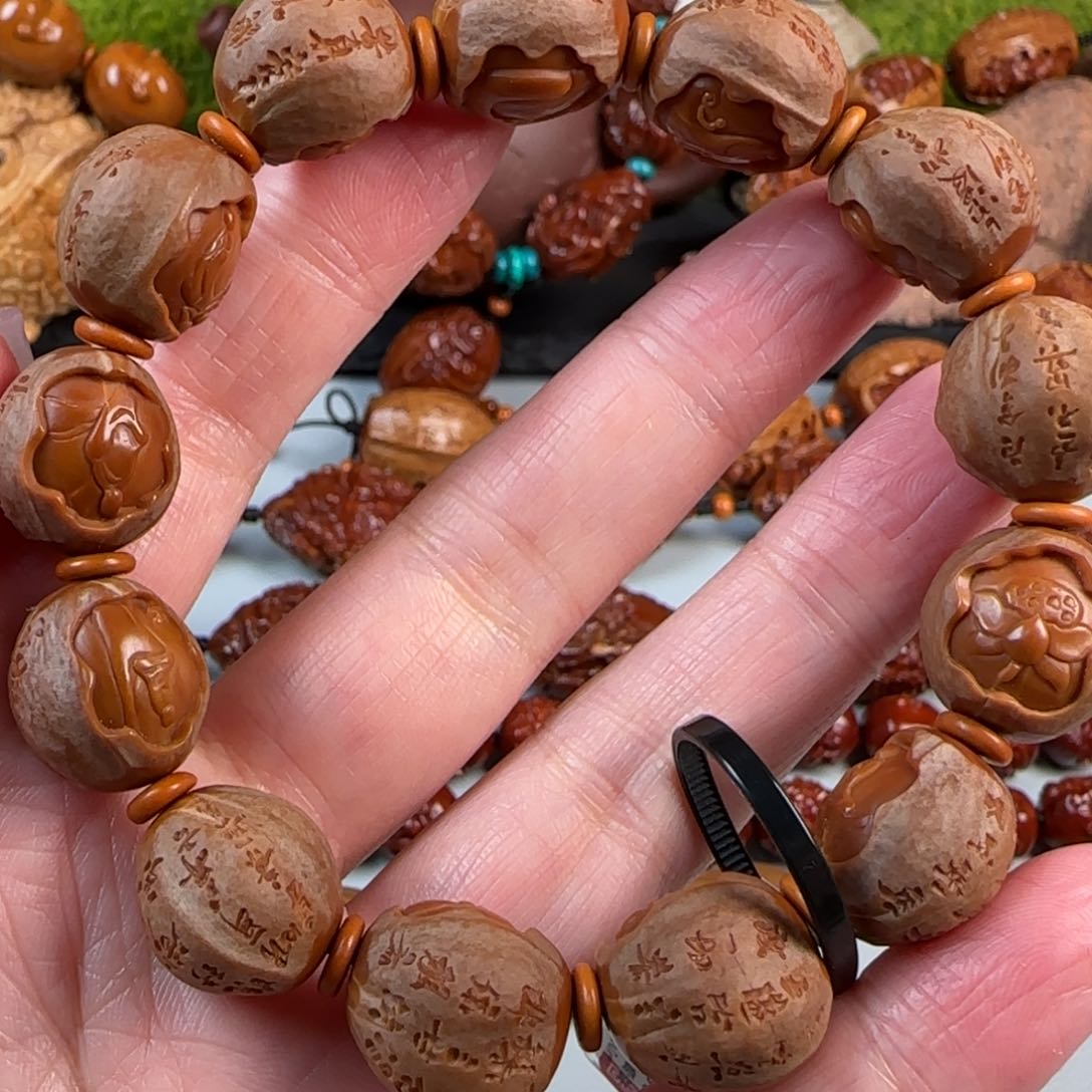 橄榄核手串/手链无相佛手串