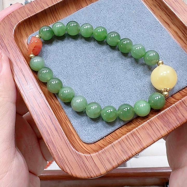 和田玉手链合金手链