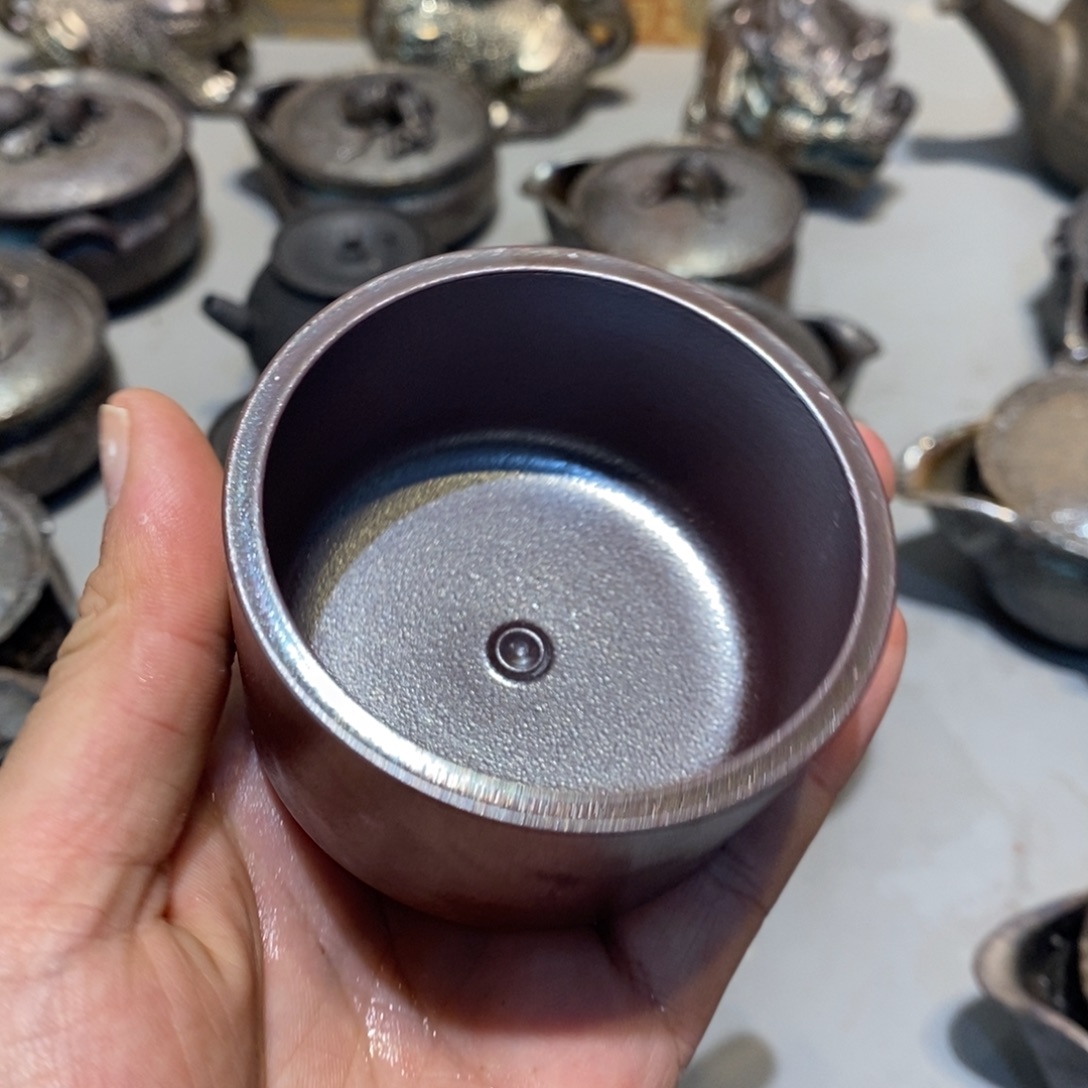 柴烧茶具陶瓷杯子