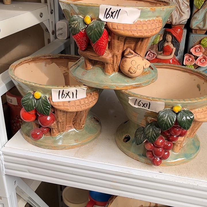 粗陶材质多肉花盆