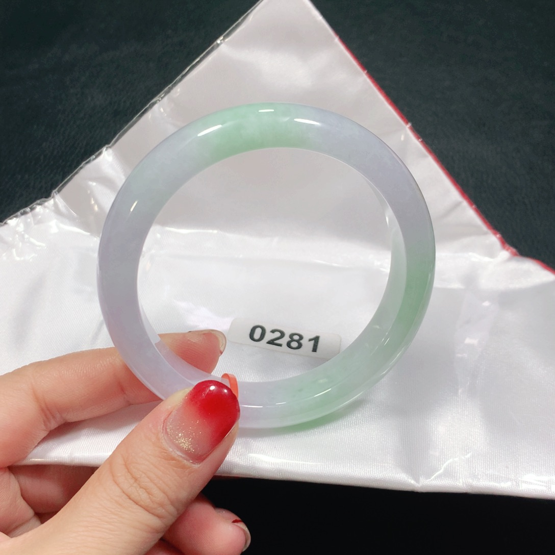 翡翠未镶嵌手镯0281-03