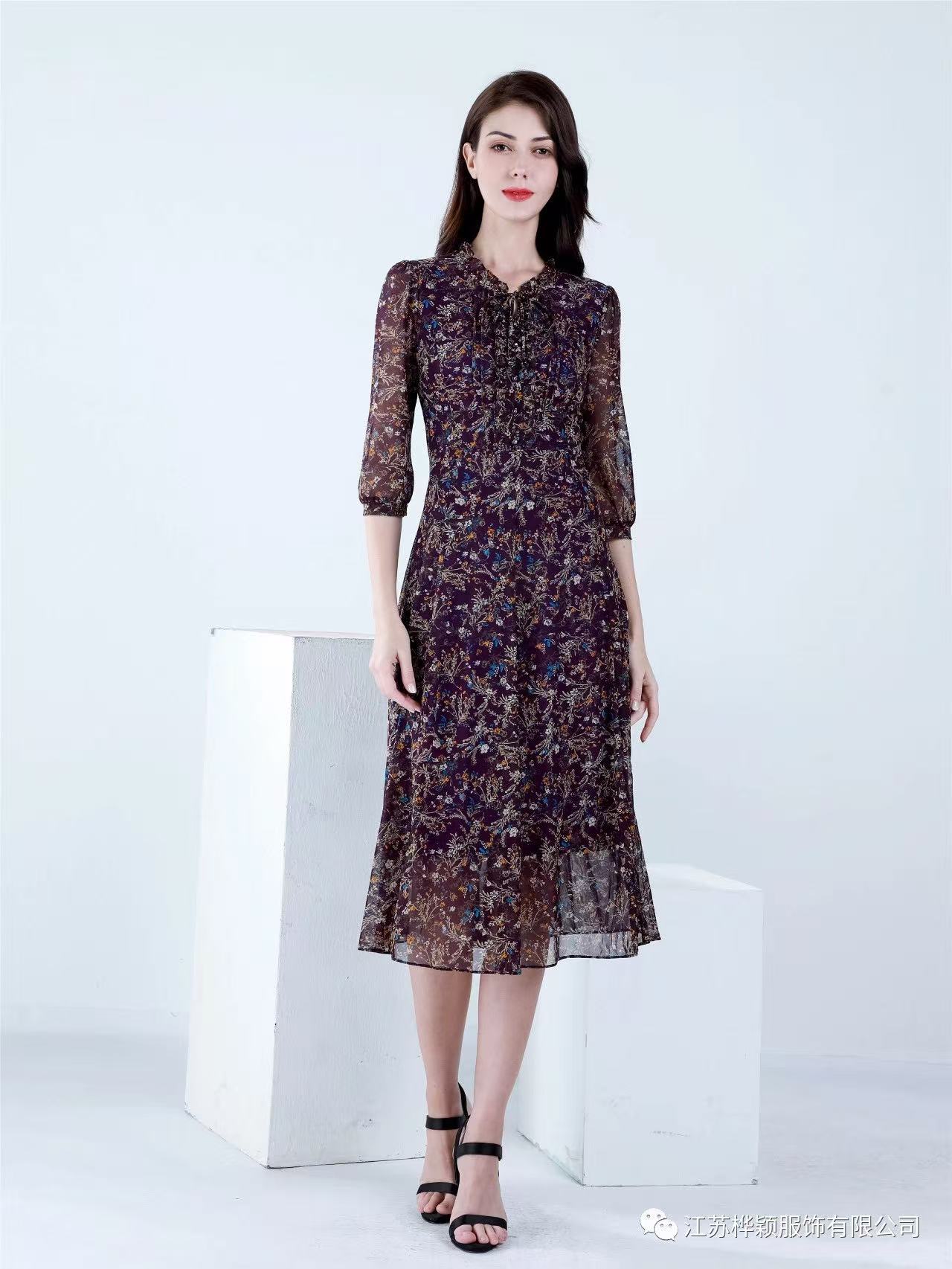 【二姐潮牌】品牌 台湾纱 连衣裙 33030