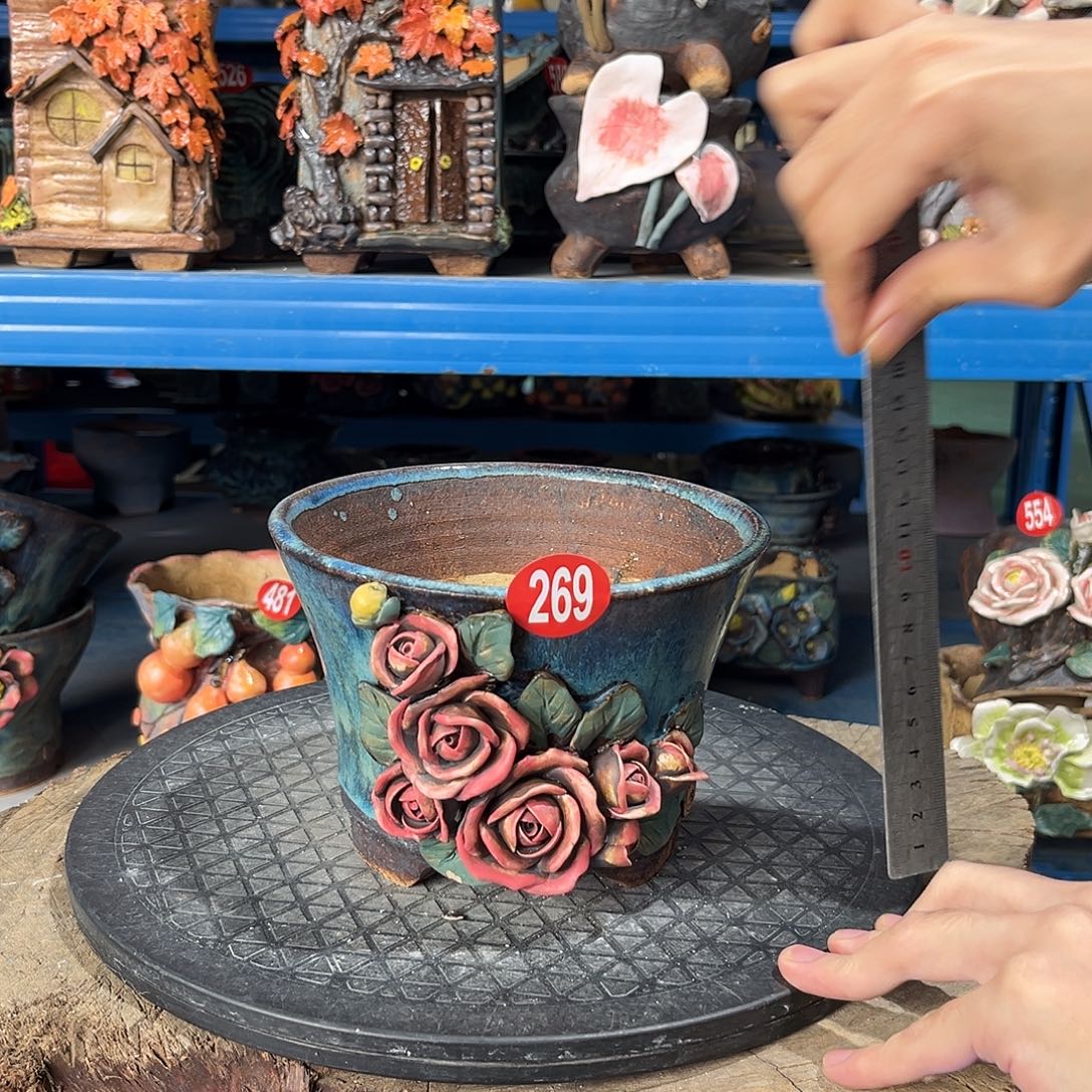 福利269 号陶然花器手工花盆