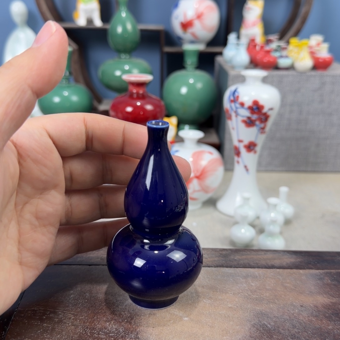 陶瓷手工小花器摆件