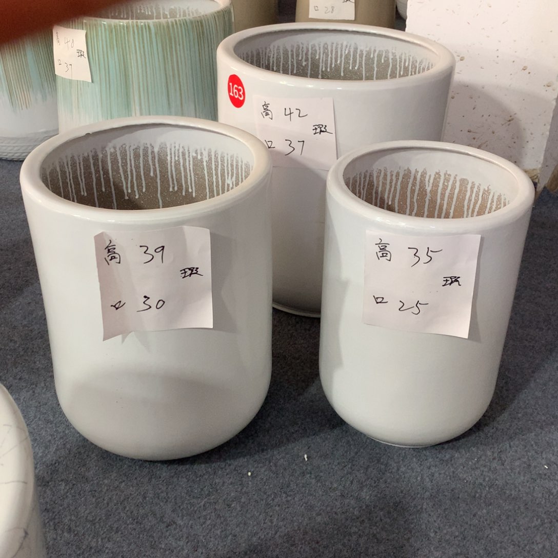 高温陶瓷花盆微瑕