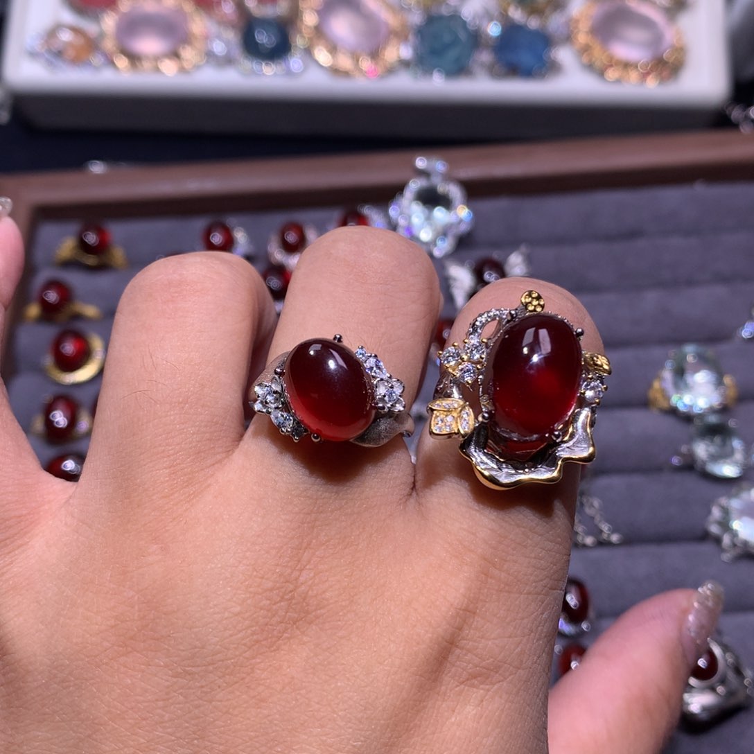 【闪购商品】银S925镶嵌戒指水晶因****亮戒指