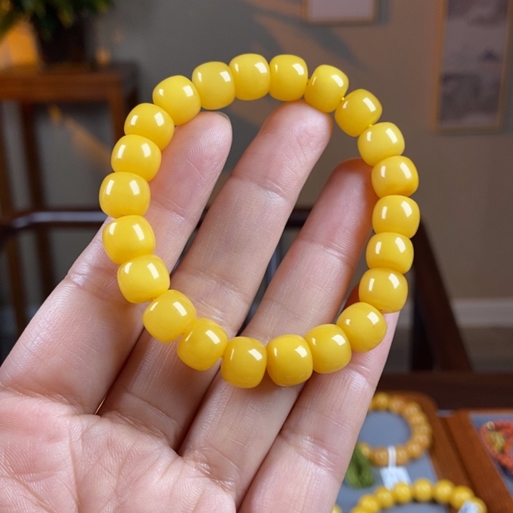 未镶嵌琥珀手链蜜蜡手串9
