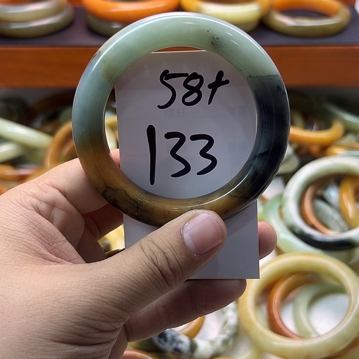 蛇纹石玉合金手镯