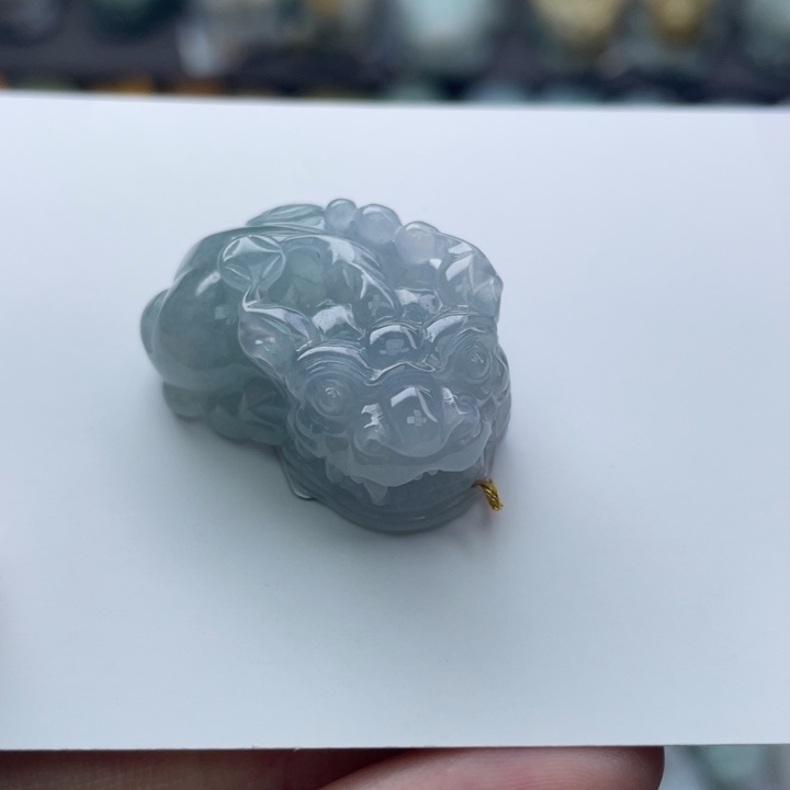 翡翠颈饰未镶嵌貔貅