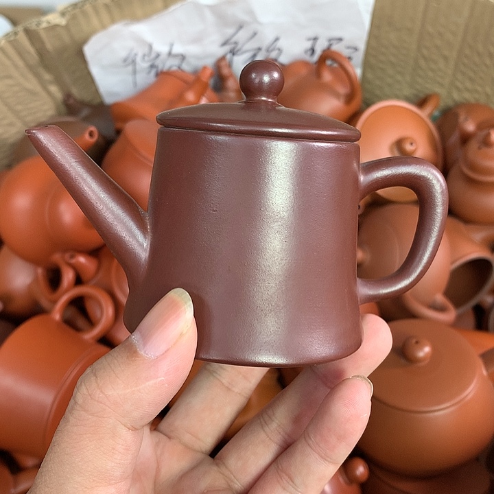 紫砂茶壶原矿朱泥茶壶茶具家用120
