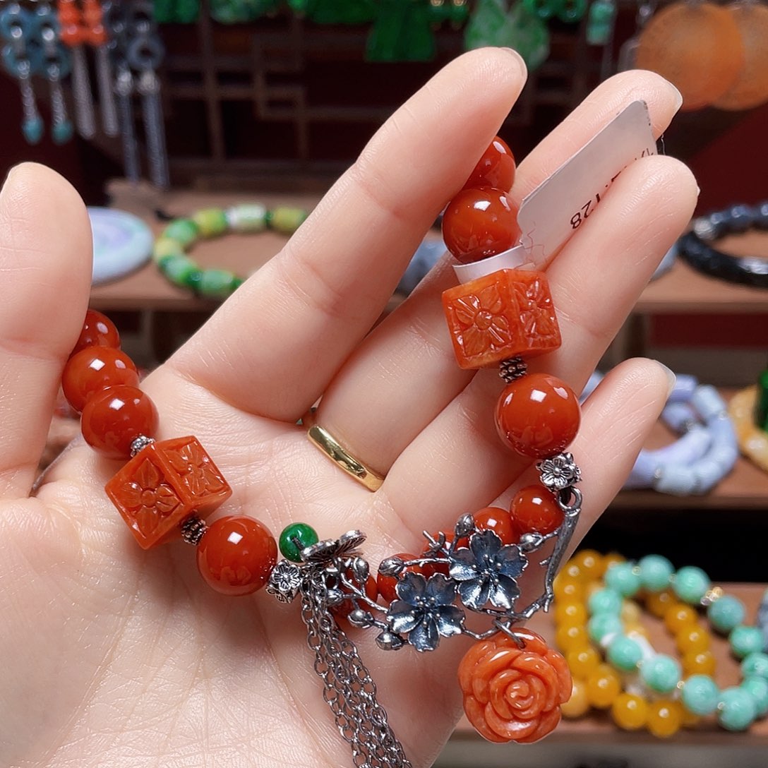 翡翠未镶嵌手链饰品