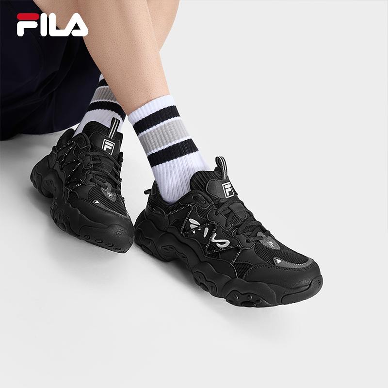 FILA斐乐男鞋【猫爪6】休闲厚底复古老爹鞋抓地运动鞋F12M532105F