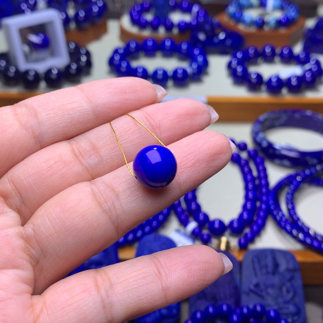 青金石单珠未镶嵌J**N11.5m