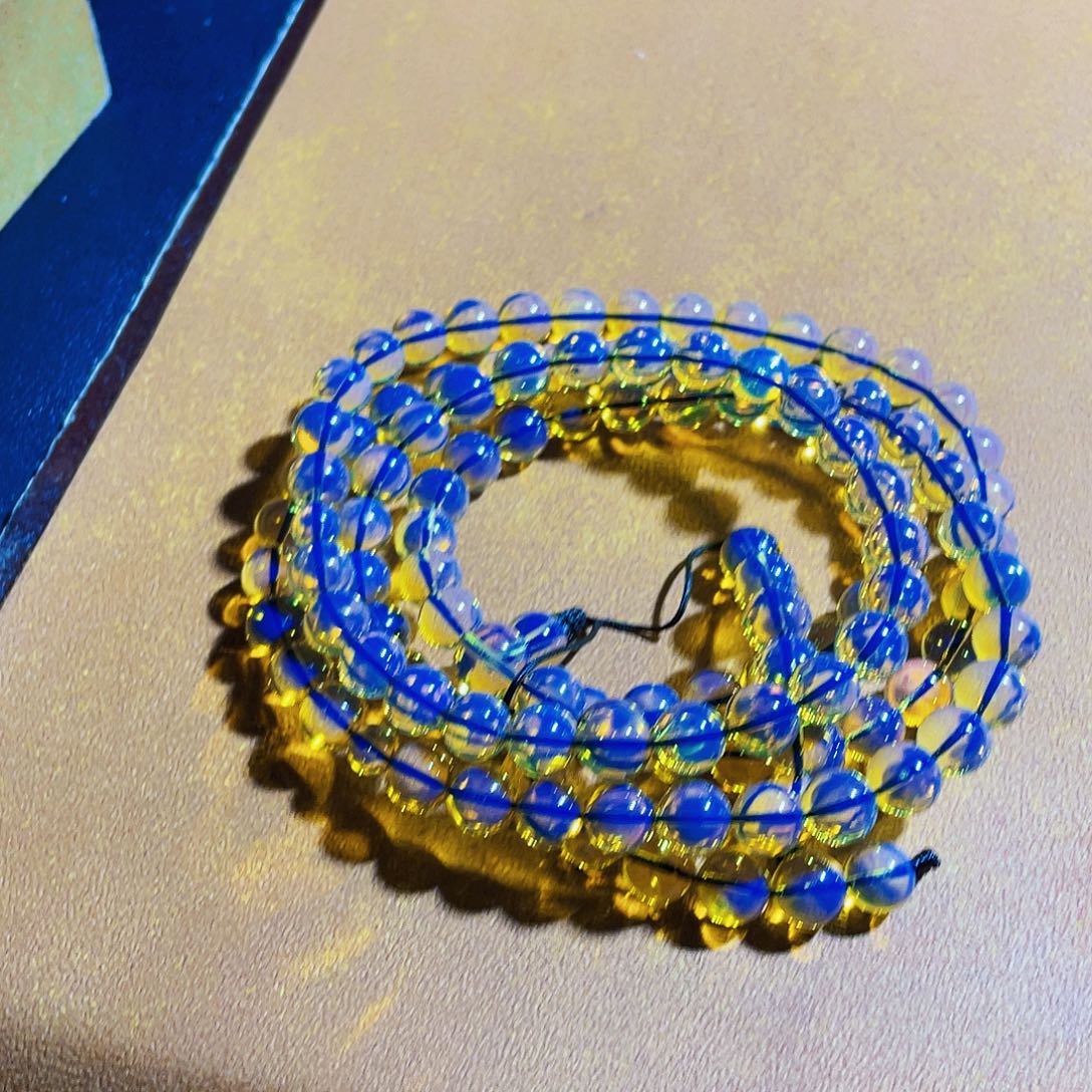 未镶嵌蓝珀裸石7加108毕业品质蛋清底