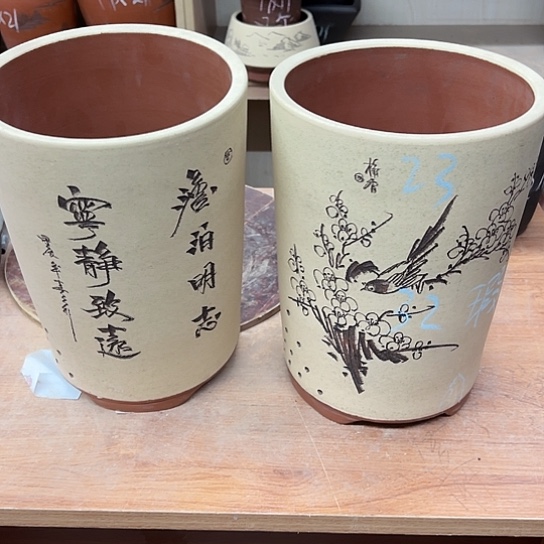 浪***，花盆紫砂透气花盆