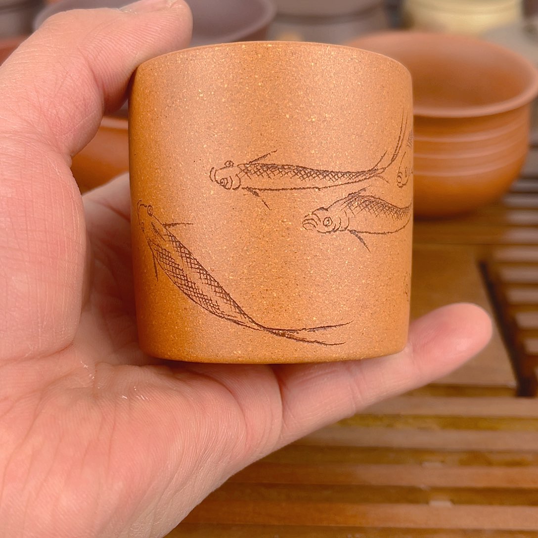紫砂茶杯紫砂主人杯100cc