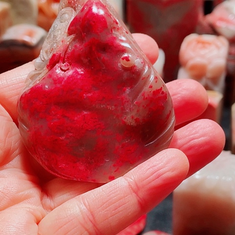 昌化石昌化老坑精品鸡血石