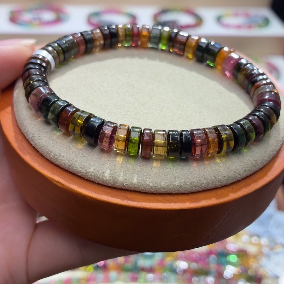 碧玺未镶嵌手串两天看货期