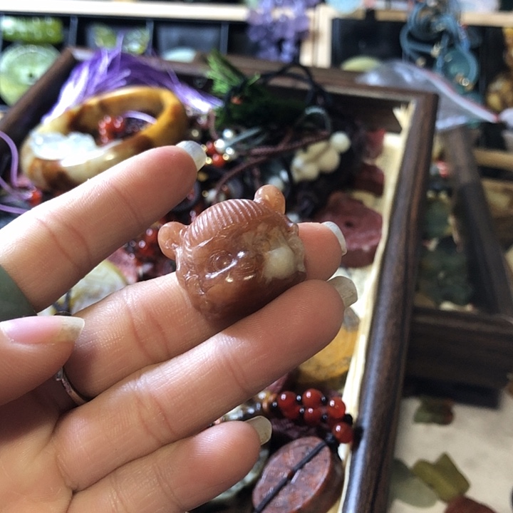 岫玉未镶嵌岫玉挂件