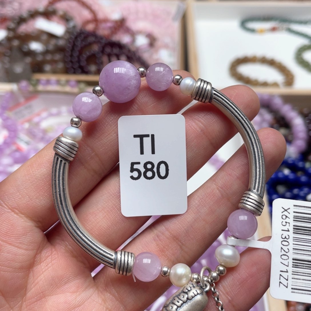 锂辉石手串未镶嵌