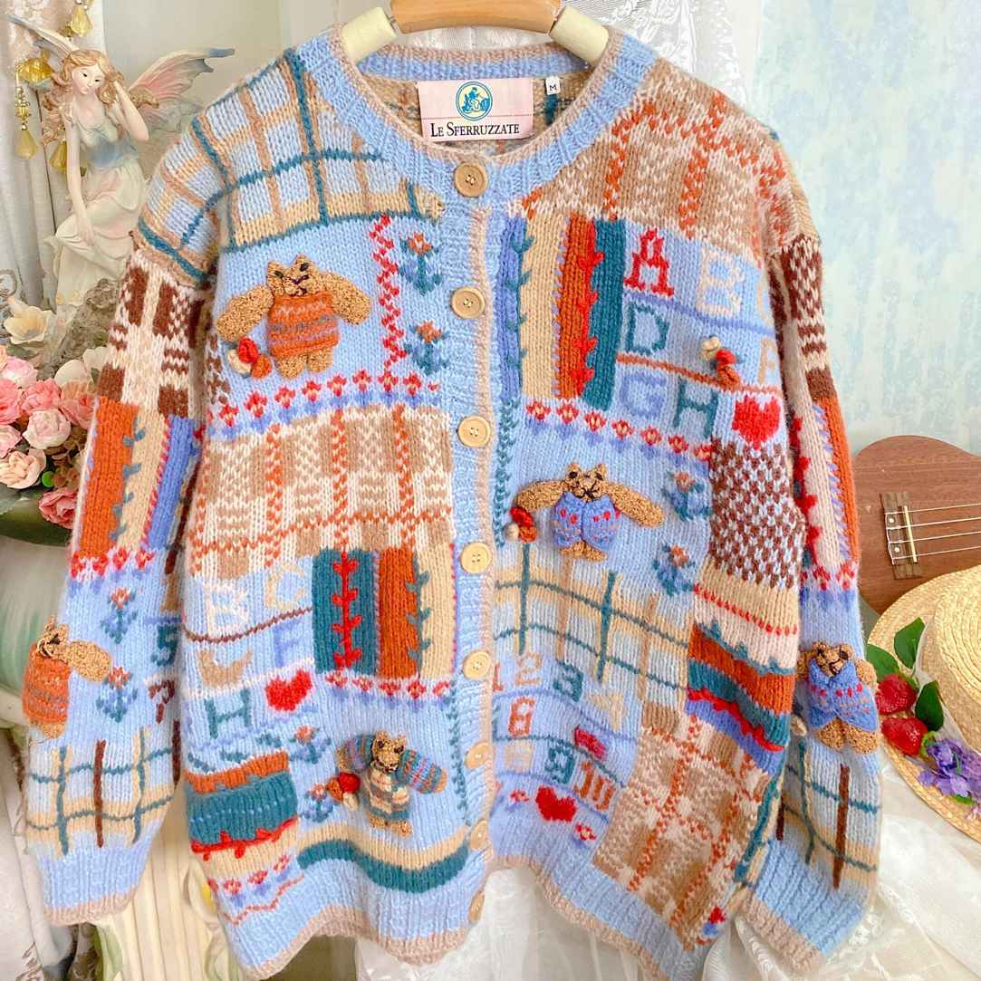 【糖星欧尼精选屋】毛衣冬季加厚秋冬高级可爱风外套（直播间链接）1