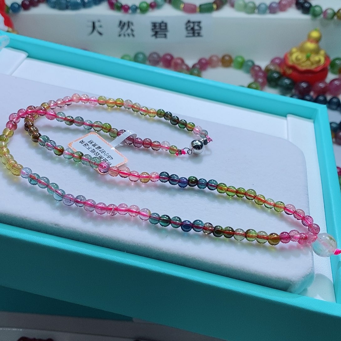 碧玺手链未镶嵌碧玺手链