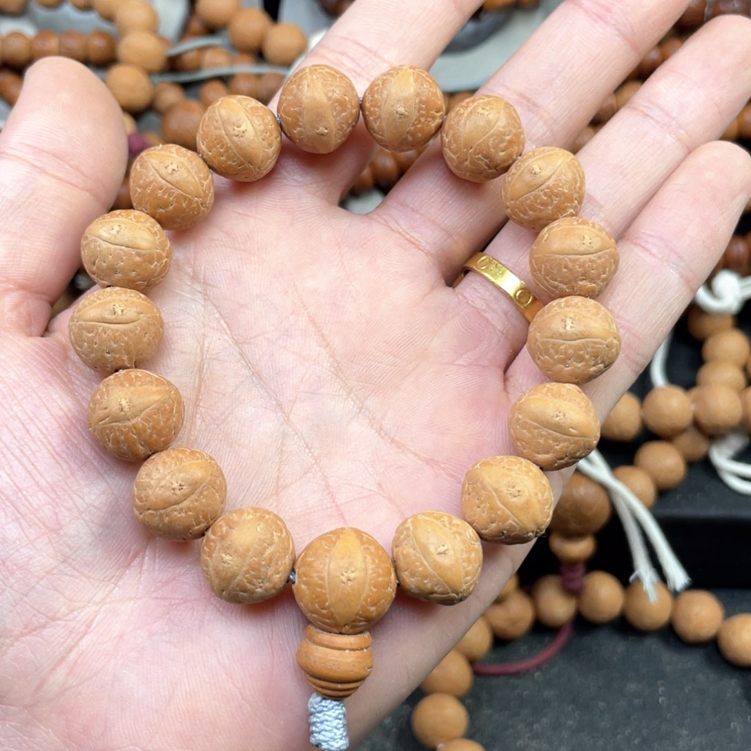 凤眼菩提手串14左右尺寸k10凤眼菩提D105同树