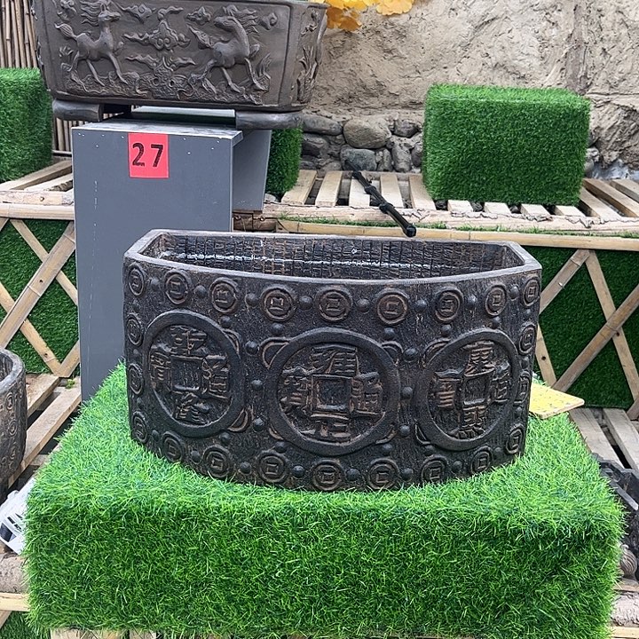 花盆流水摆件花盆