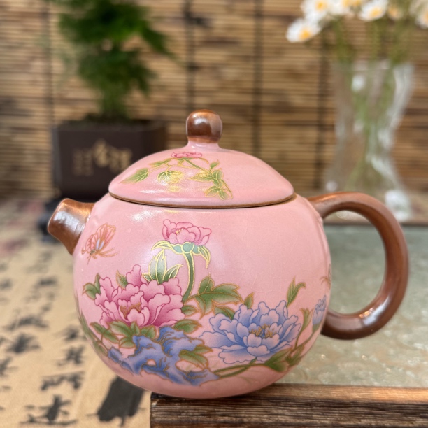 西施壶粉汝国色天香开片125毫升