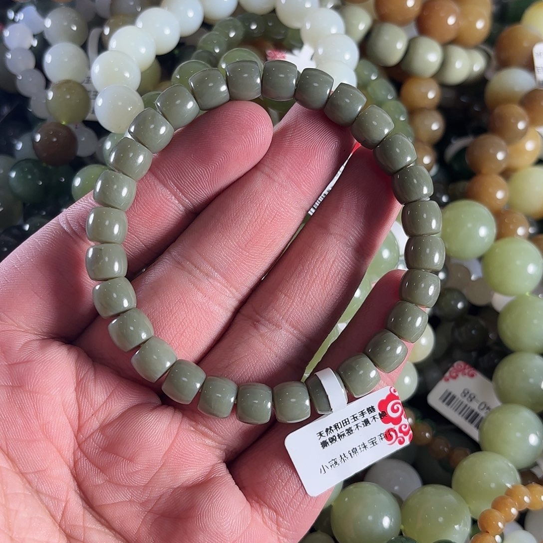 和田玉手链未镶嵌W39