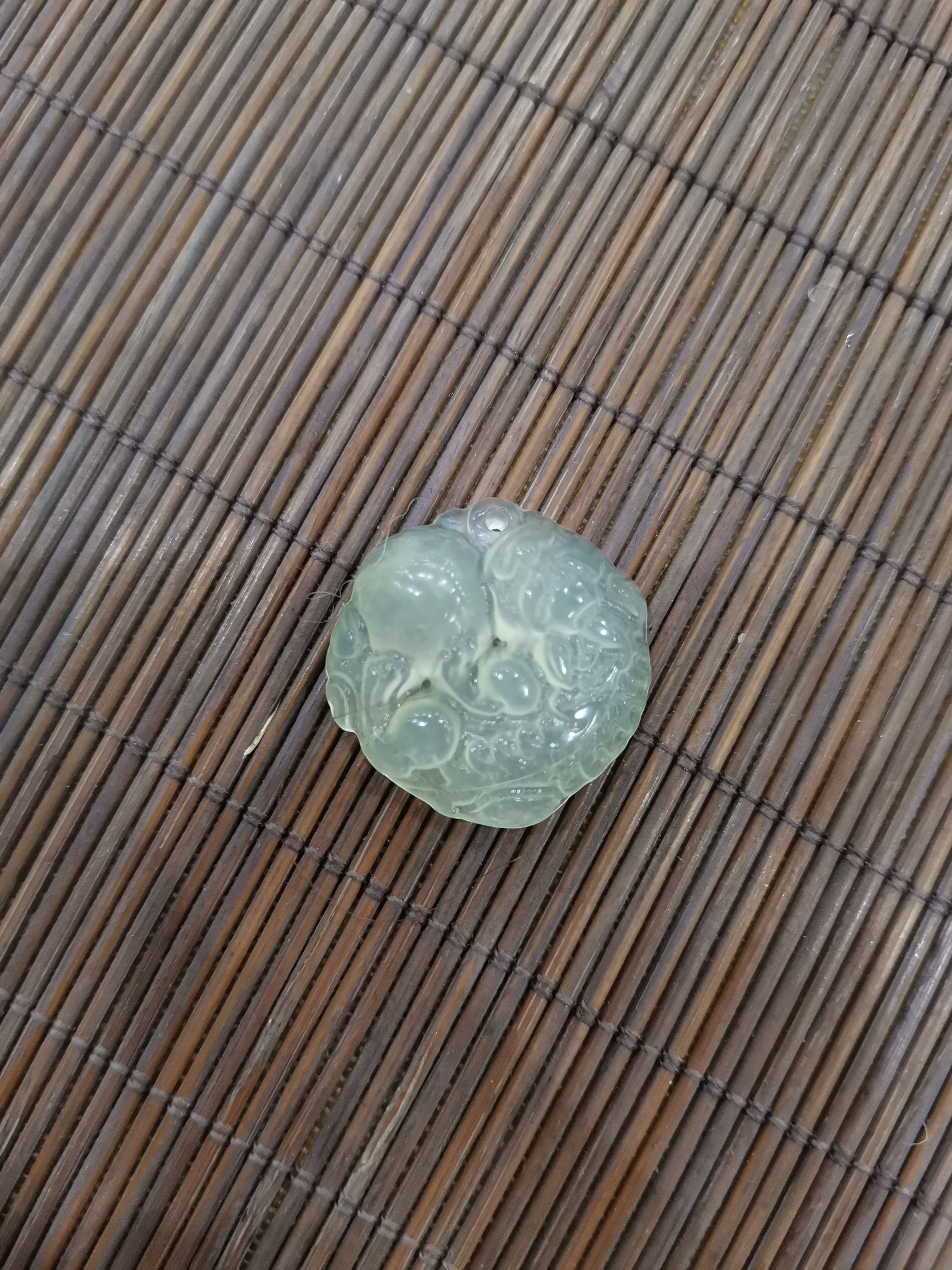 天然岫玉貔貅挂件