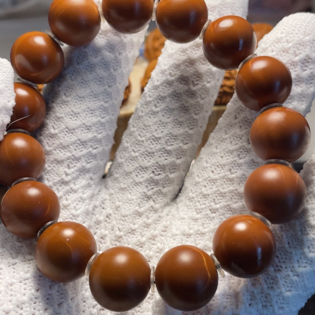橄榄核手串/手链1.5铁核精品正圆
