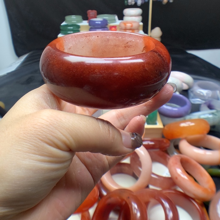 未镶嵌手镯石英质玉欧*酱