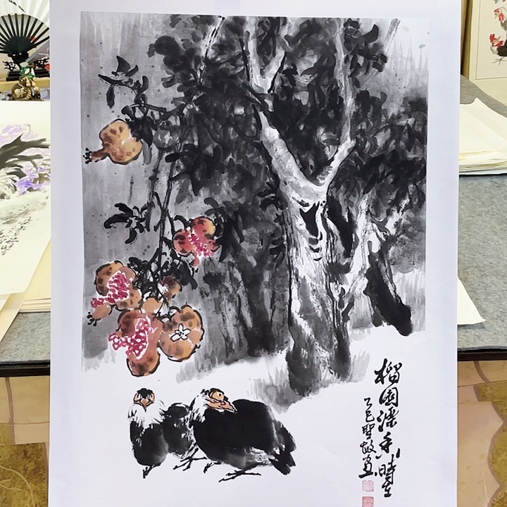 国画张圣敏先生纯手绘作品